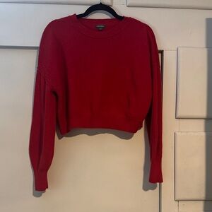 Wild Fable Vibrant Red Knit Top